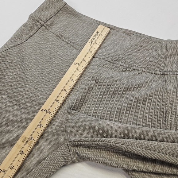 Athleta Delaney Herringbone Tight Womens Medium Elevated Zip Ankles Ret 119$ - Picture 8 of 11